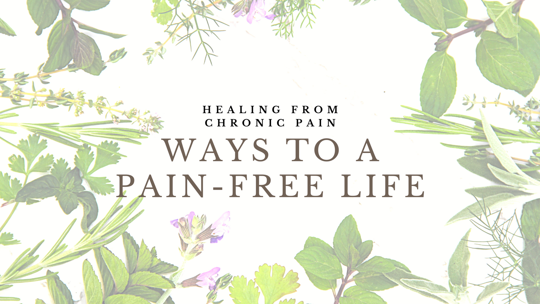 How to Heal From Chronic Pain!